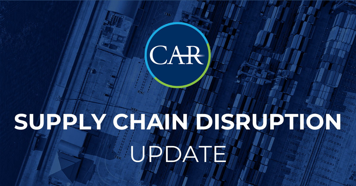 Supply Chain Disruptions Update Center for Automotive Research