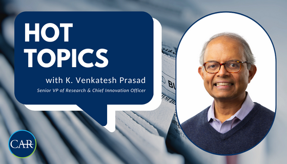 Automotive Industry Hot Topics with CAR Senior VP of Research, Dr. K. Venkatesh Prasad (03/10/2023)